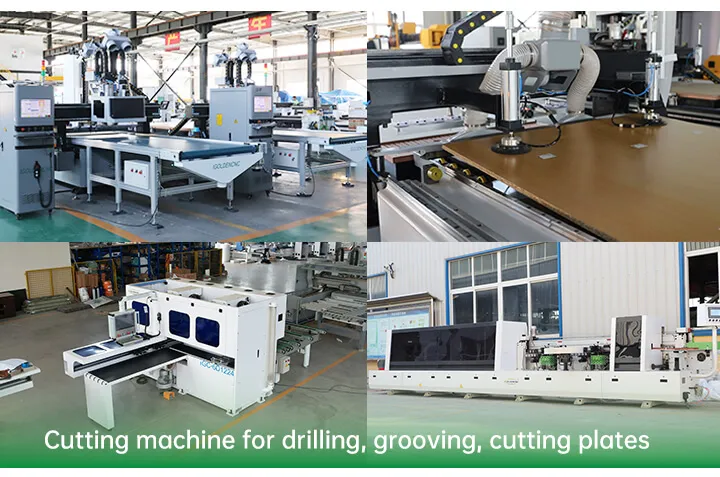 Two CNC Nest Wood Cutting Machine Production Line
