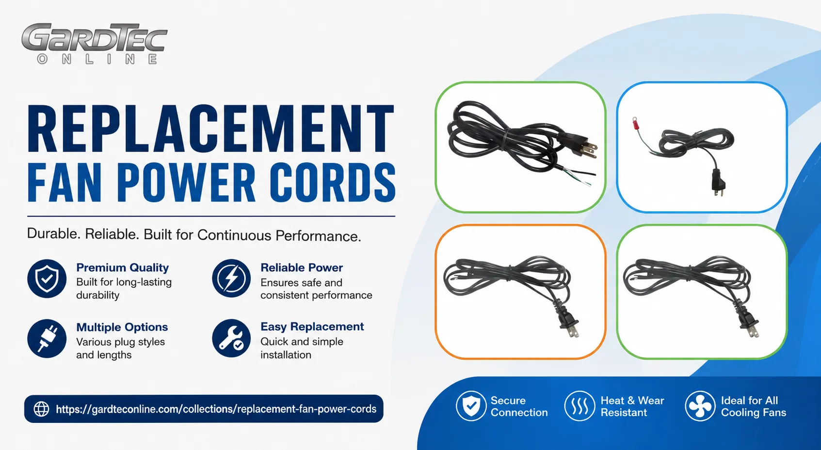Why Replacement Fan Power Cords Matter?
