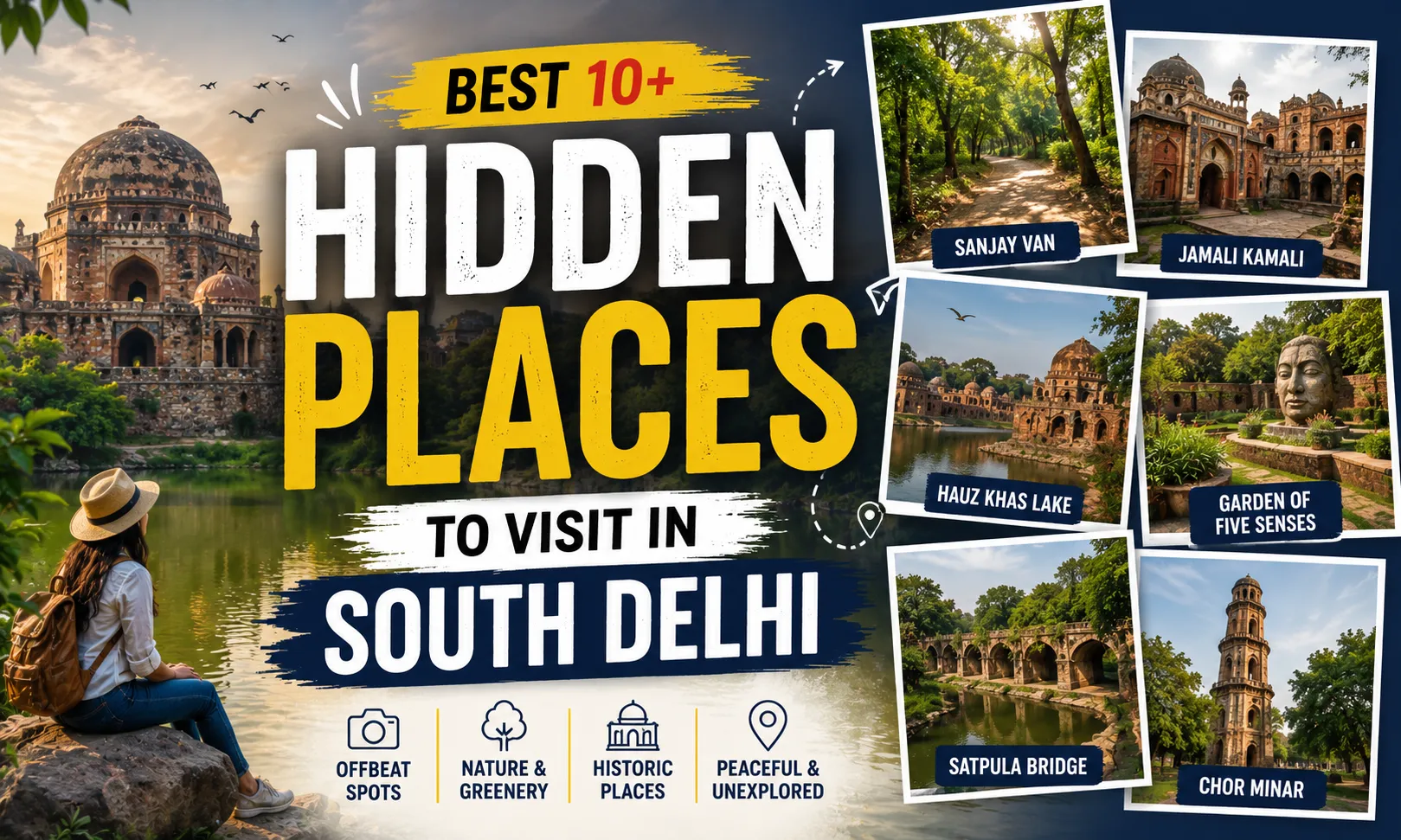 Hidden Places to Visit in South Delhi: Local Gems You Shouldn't Miss