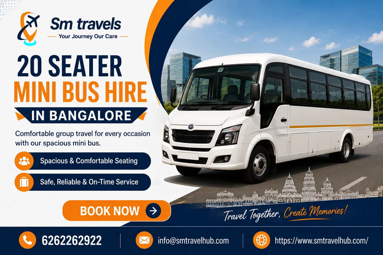 Why Mini Bus Rental in Bangalore Is the Best Choice for Group Travel