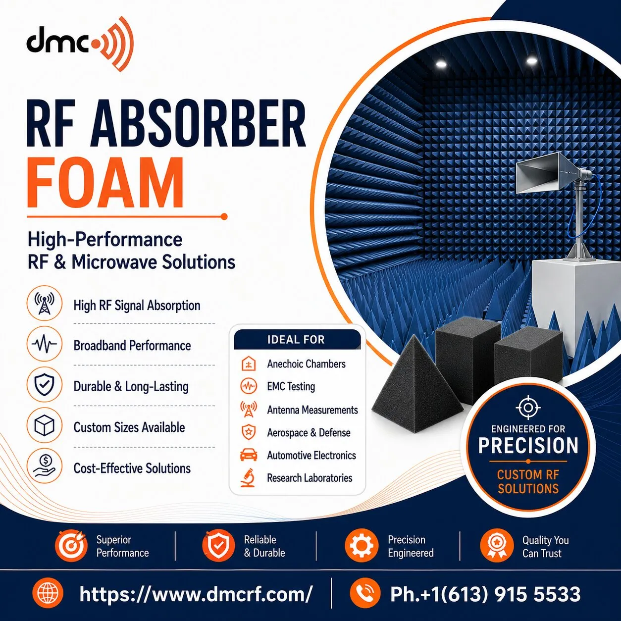 RF Absorber Foam - A Complete Guide to Performance, Applications, and Material Selection
