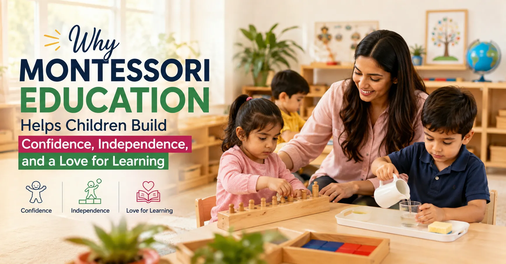 Why Montessori Education Helps Children Build Confidence, Independence, and a Love for Learning