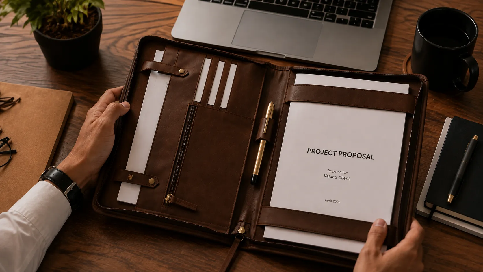 Stay Organized at Work with a Reliable Leather Portfolio