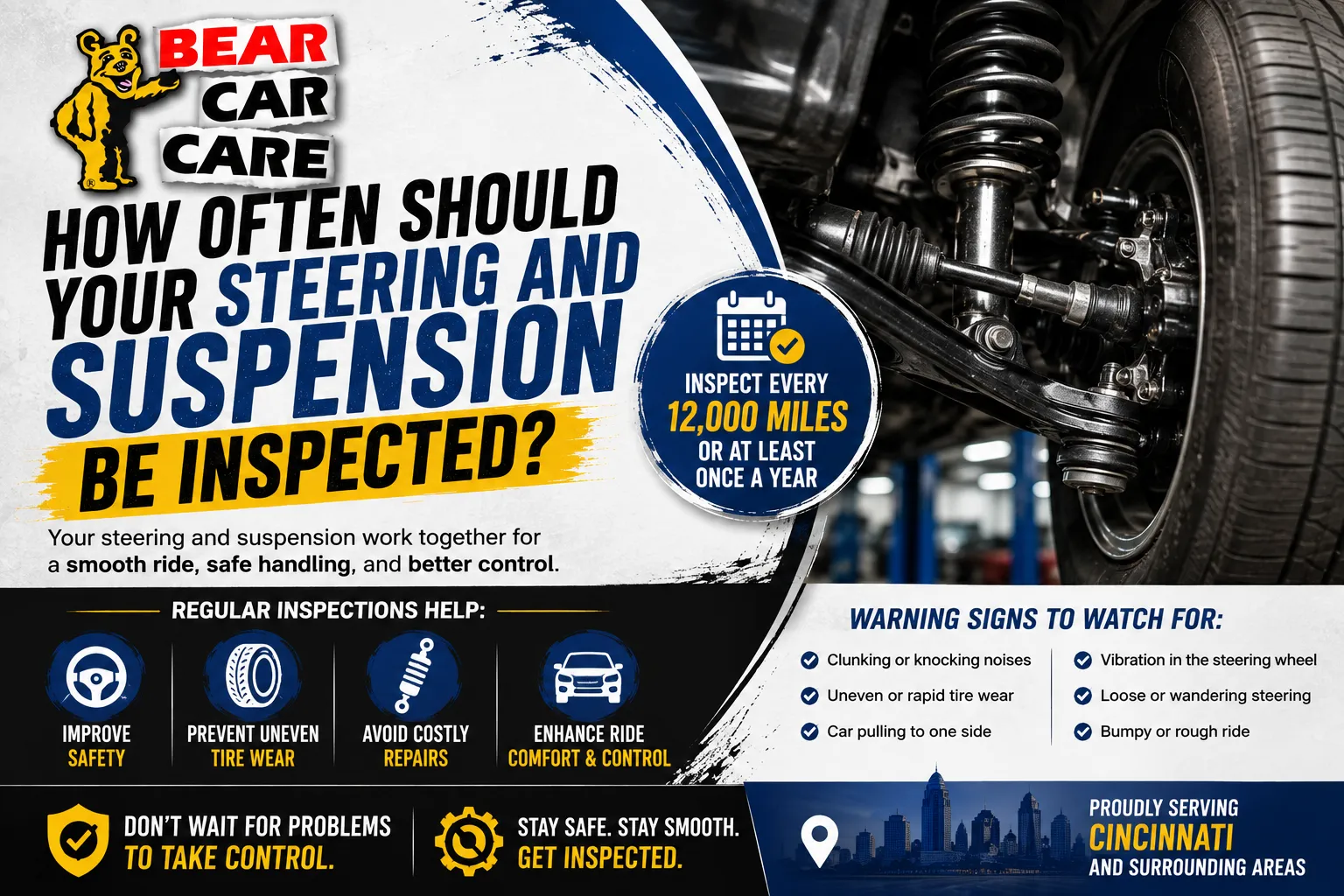 How Often Should Your Steering and Suspension Be Inspected?