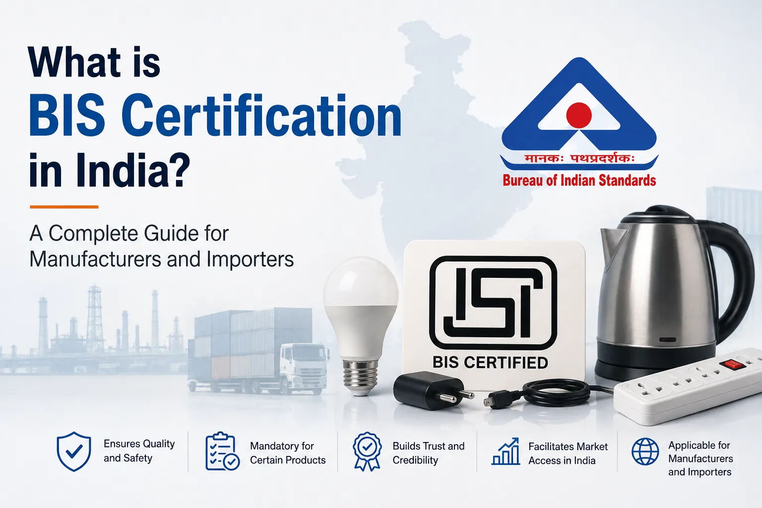 What is BIS Certification in India? A Complete Guide for Manufacturers and Importers