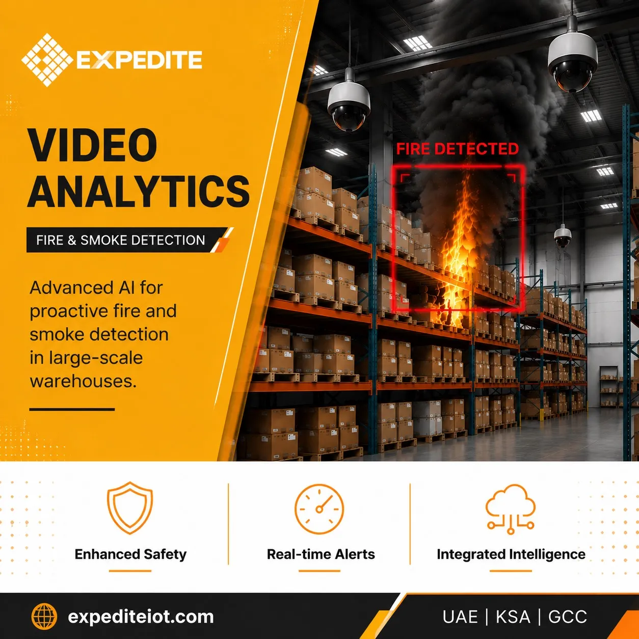 Smart Fire and Smoke Detection for Kuwait Industrial Facilities