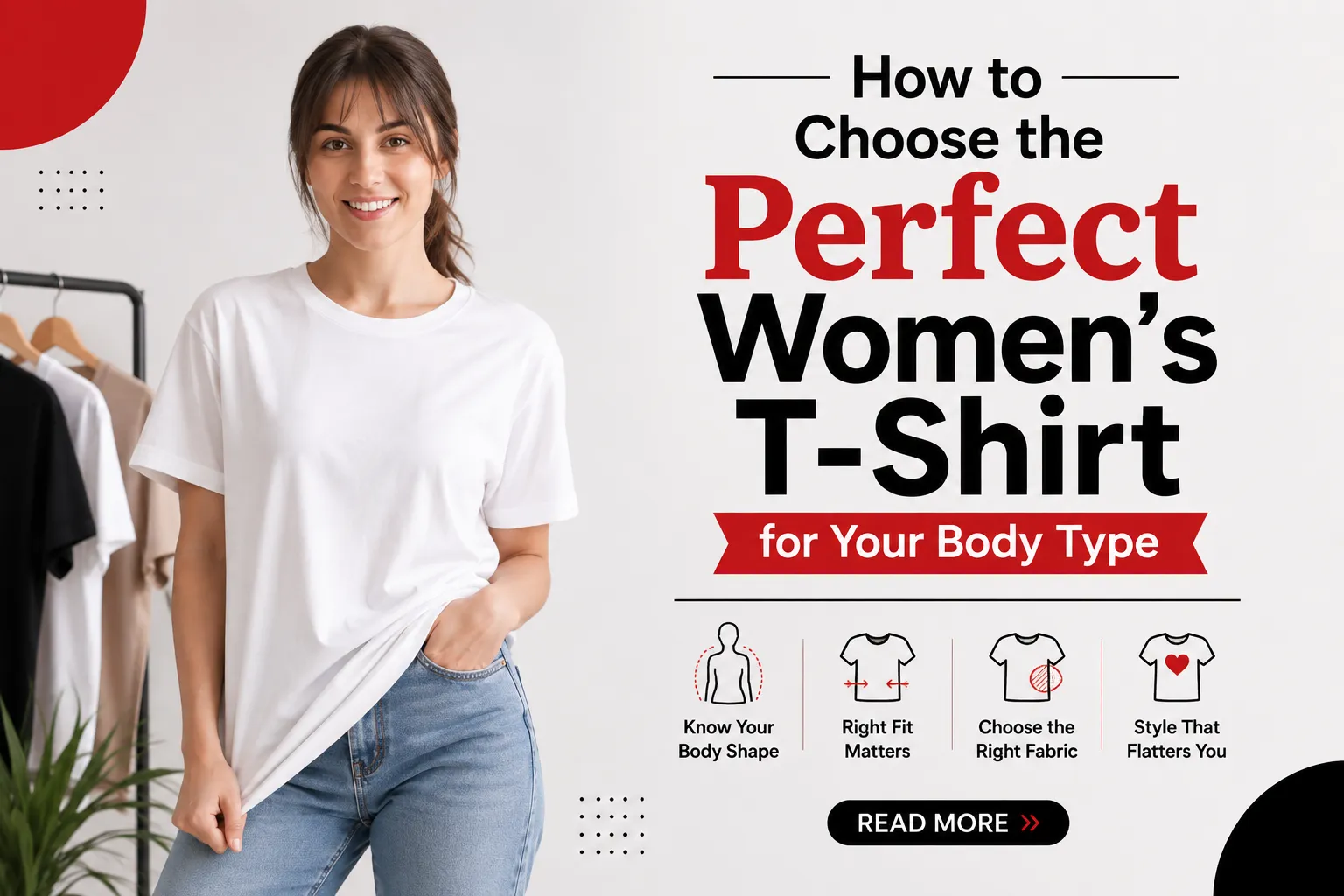 How to Choose the Perfect Women's T-Shirt for Your Body Type