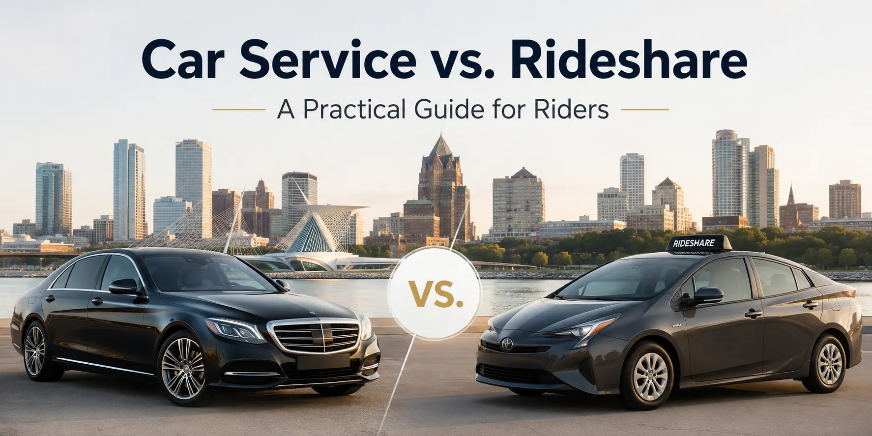Car Service vs. Rideshare in Milwaukee: A Practical Guide for Riders