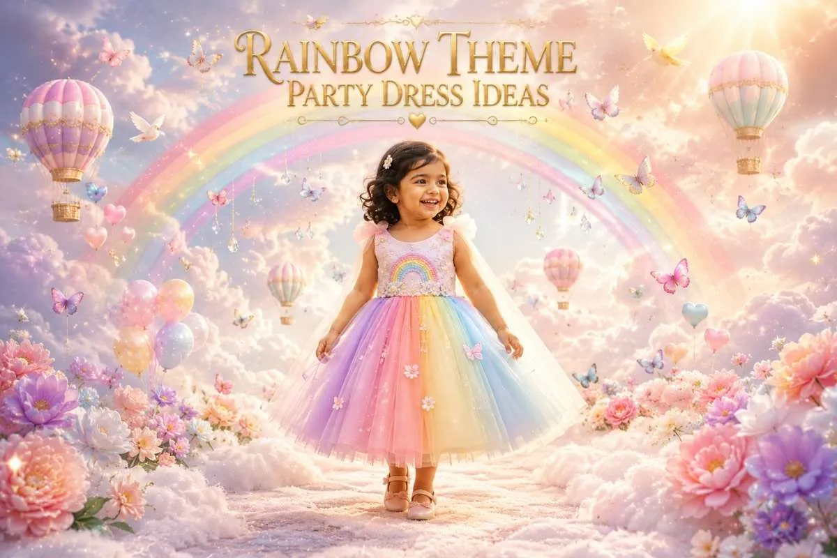 Rainbow Theme Party Dress Ideas: Choosing a Dress Your Little Girl Will Love to Wear