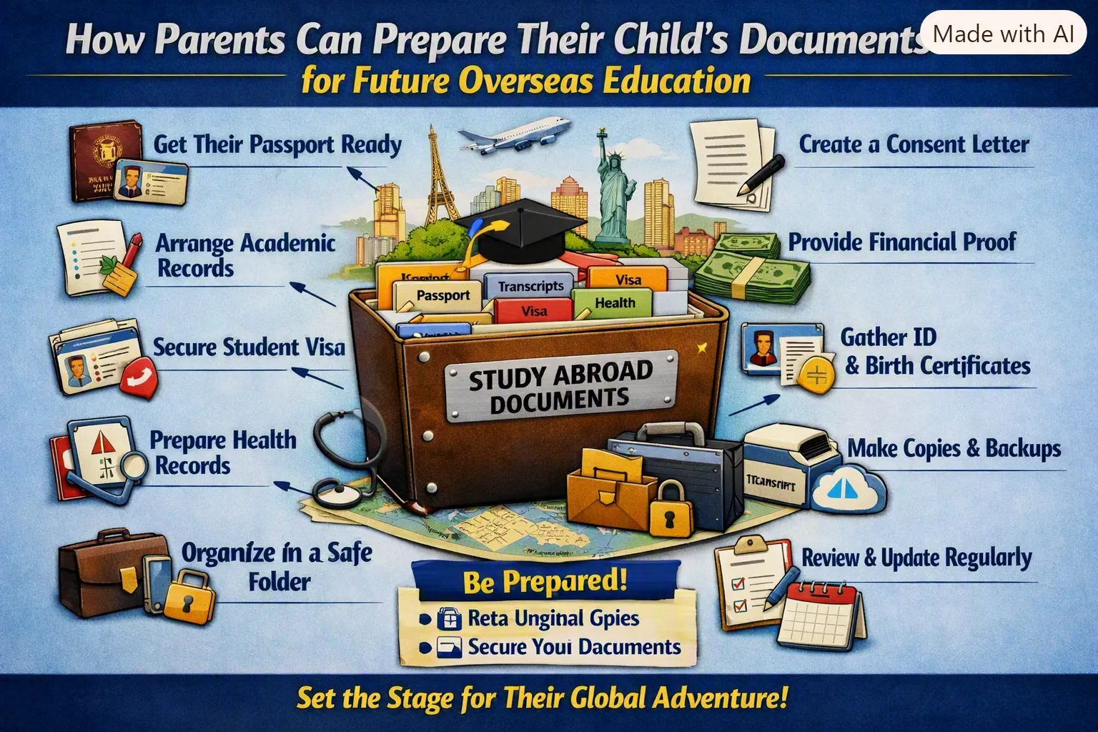 How Parents Can Prepare Their Child's Documents for Future Overseas Education