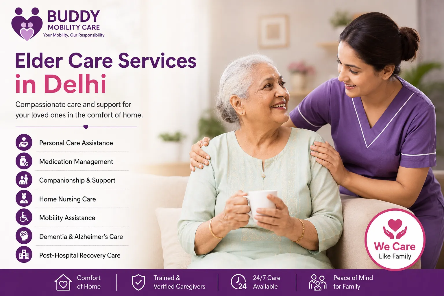 Elder Care Services in Delhi: Because Your Parents Deserve the Best Care