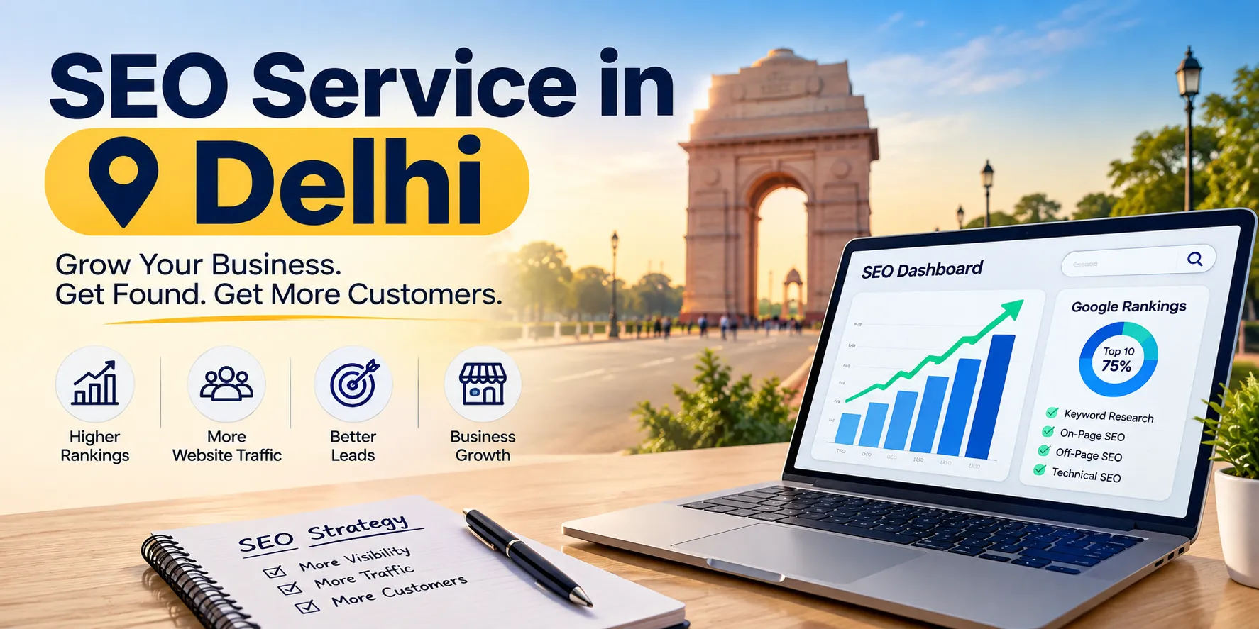 How SEO Service in Delhi Helps Businesses Grow Online