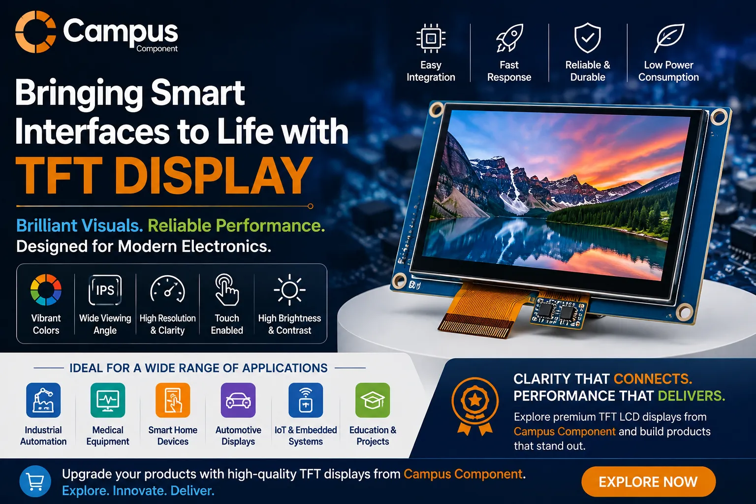 Bringing Smart Interfaces to Life with Advanced TFT Displays by Campus Component