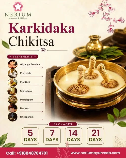 Karkidaka Chikitsa at Nerium Ayurveda and Wellness: Kerala's Monsoon Healing Tradition
