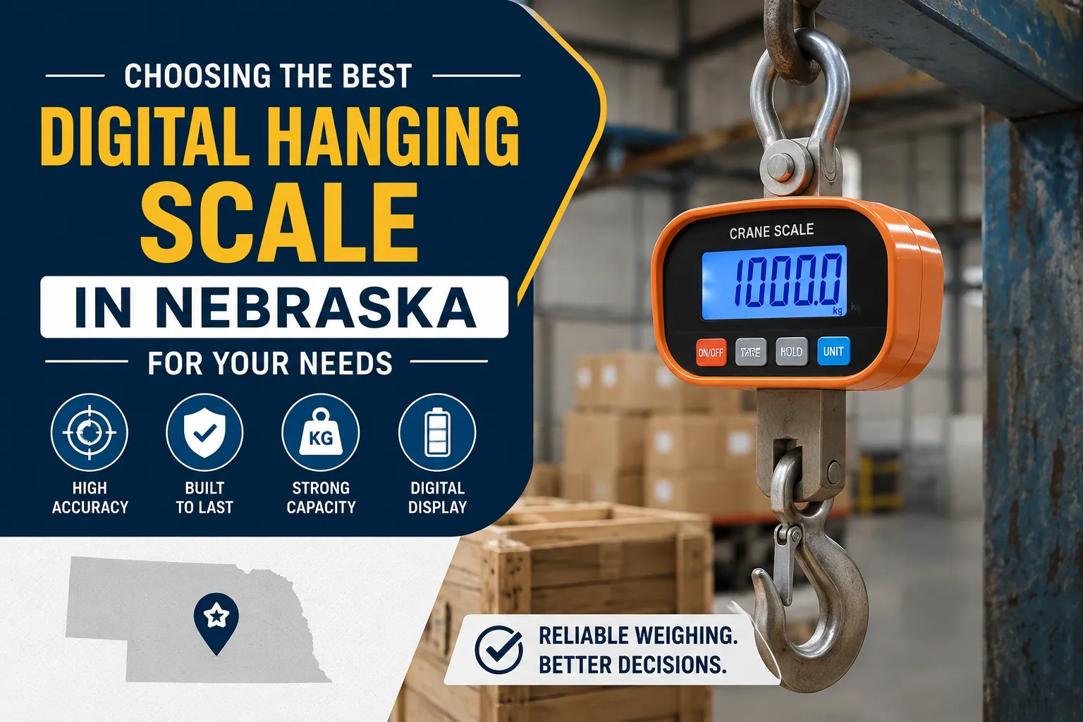 Choosing the Best Digital Hanging Scale in Nebraska for Your Needs