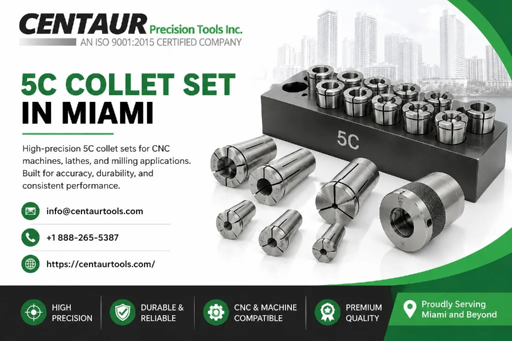 How to Choose the Right 5C Collet Set in Miami for CNC Use
