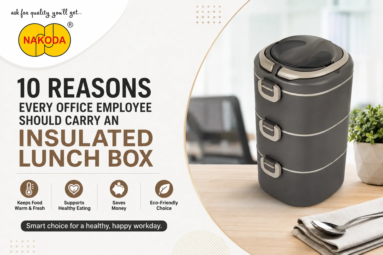 10 Reasons Every Office Employee Should Carry an Insulated Lunch Box