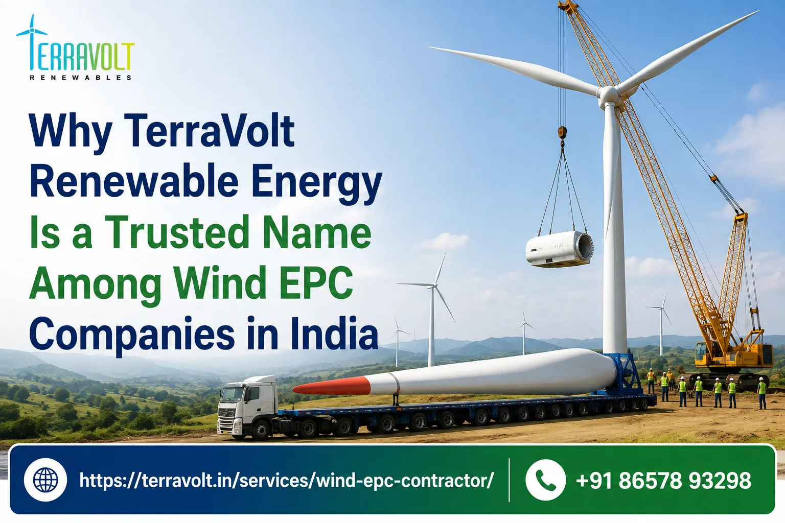 Why TerraVolt Renewable Energy Is a Trusted Name Among Wind EPC Companies in India