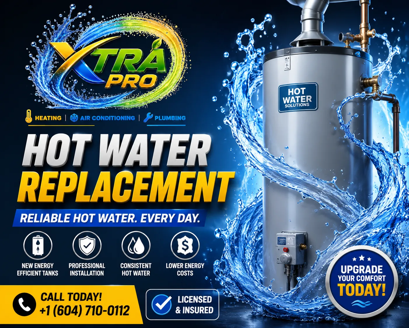 Hot Water Tank Repair, Water Heater Replacement, Tankless Water Heater Installation & Repair Guide