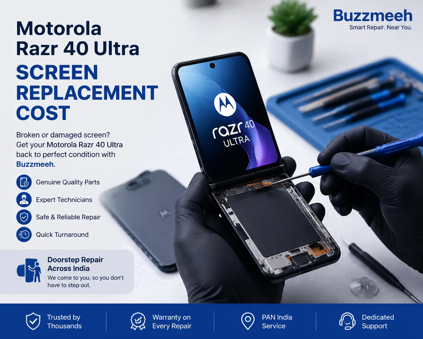Motorola Razr 40 ultra screen replacement cost: Everything You Need to Know Before Repairing Your Foldable Phone