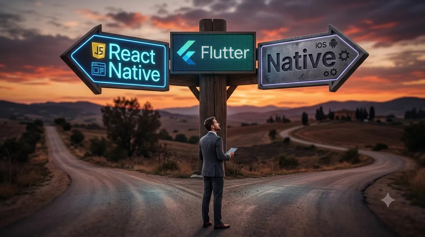 Choosing Between React Native, Flutter, and Native: A Founder's Guide to Mobile App Development in 2026