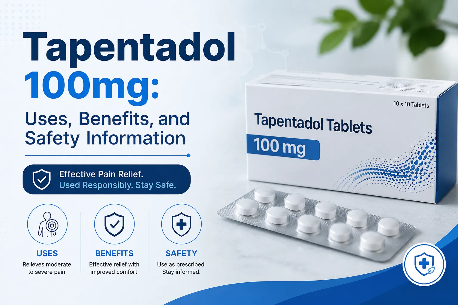 Tapentadol 100mg: Understanding Its Uses, Benefits, and Important Safety Information