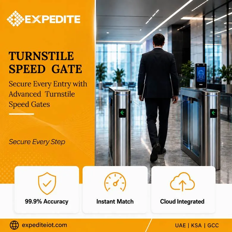 Intelligent Turnstile Speed Gates That Improve Pedestrian Experience in Saudi Arabia