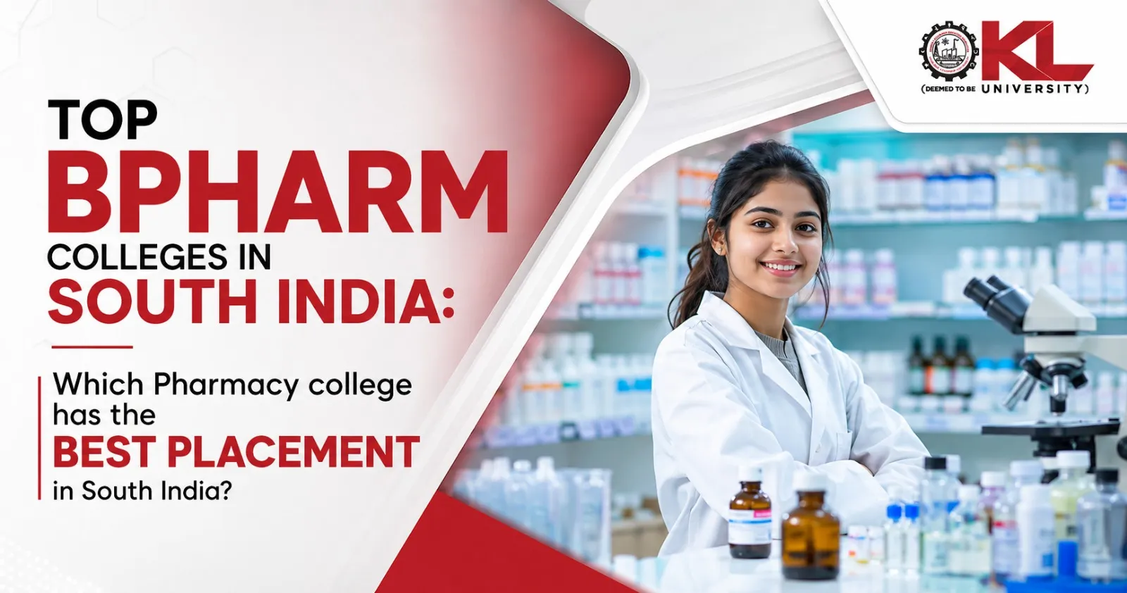 Top BPharm Colleges in South India: Which Pharmacy College Has the Best Placement in South India?