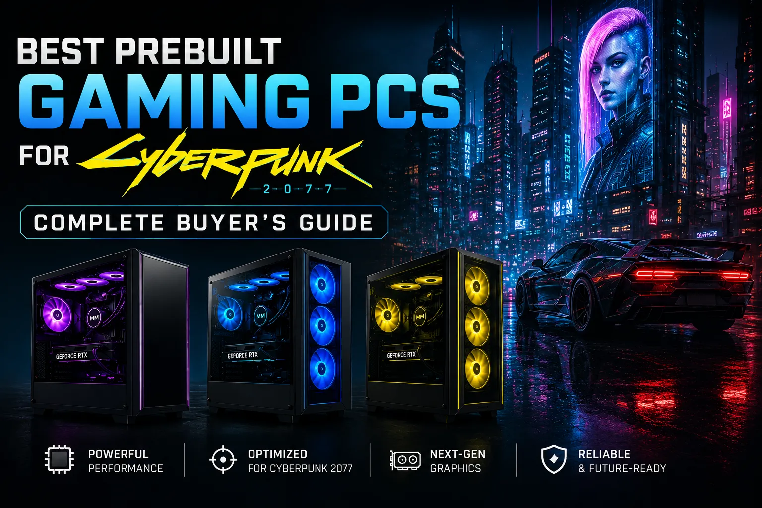 Best Prebuilt Gaming PCs for Cyberpunk 2077: Complete Buyer's Guide