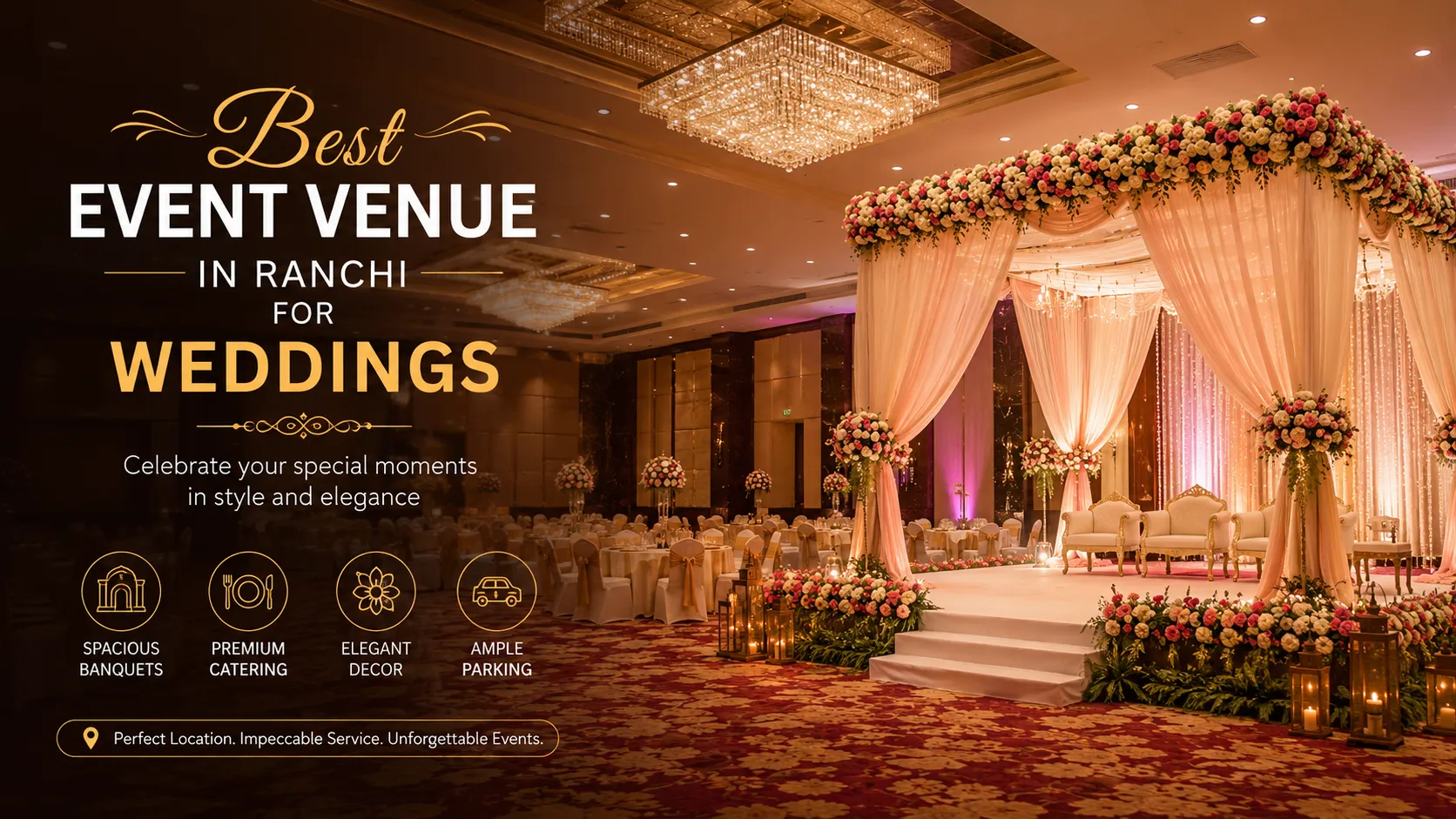 Spacious Event Venue in Ranchi for Family and Business Gatherings