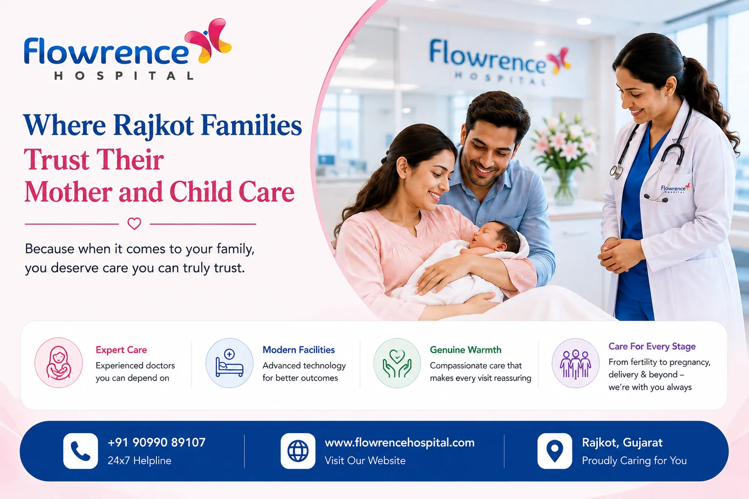 Flowrence Hospital: Where Rajkot Families Trust Their Mother and Child Care