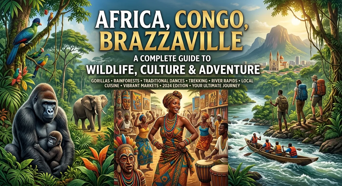 Africa, Congo, Brazzaville: A Complete Guide to Wildlife, Culture & Adventure