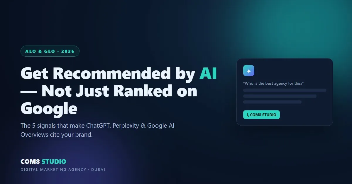 Answer Engine Optimization (AEO & GEO): How to Get Your Brand Recommended by ChatGPT and Google AI Overviews in 2026