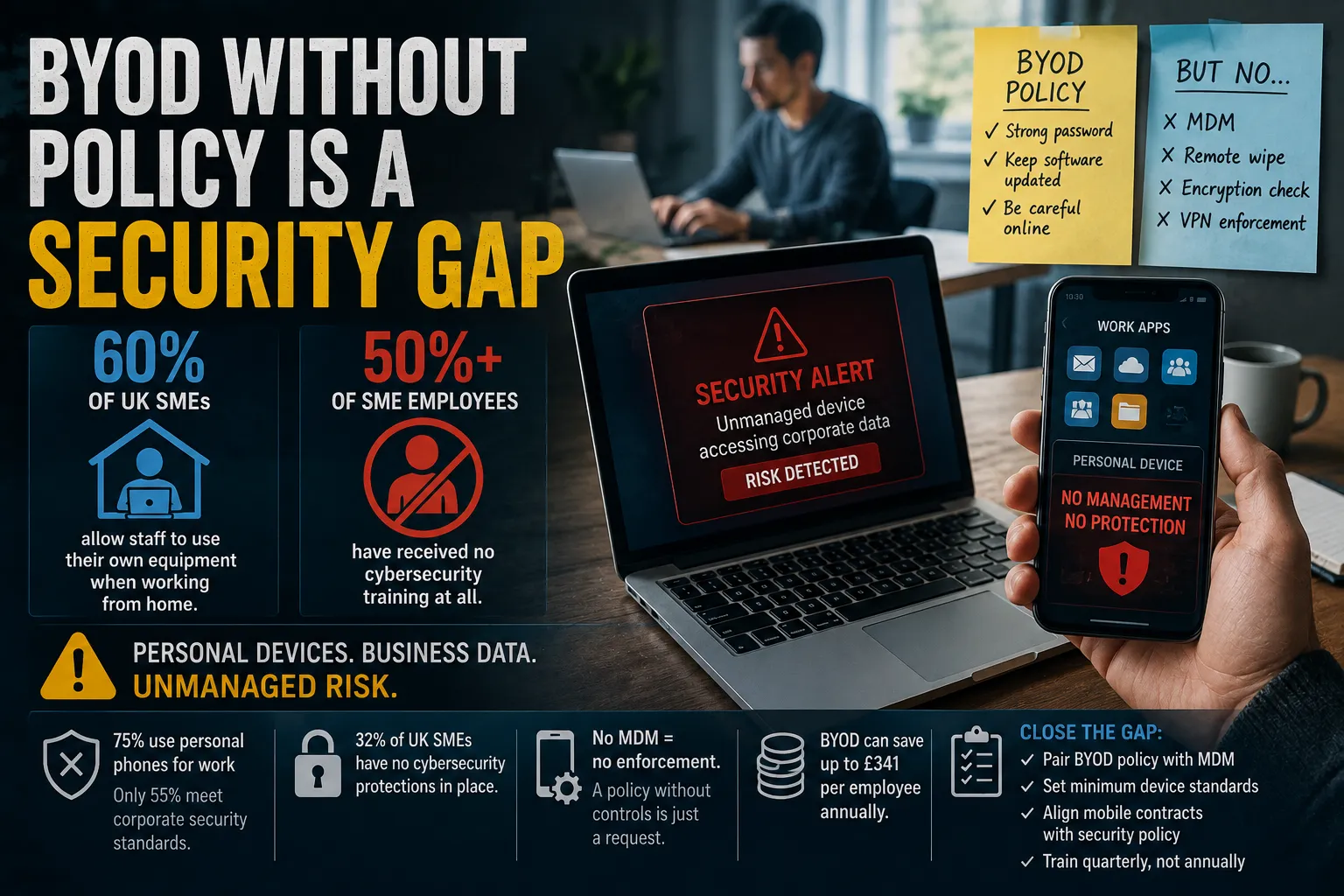 Why BYOD Policies Are Falling Behind Business Mobile Reality