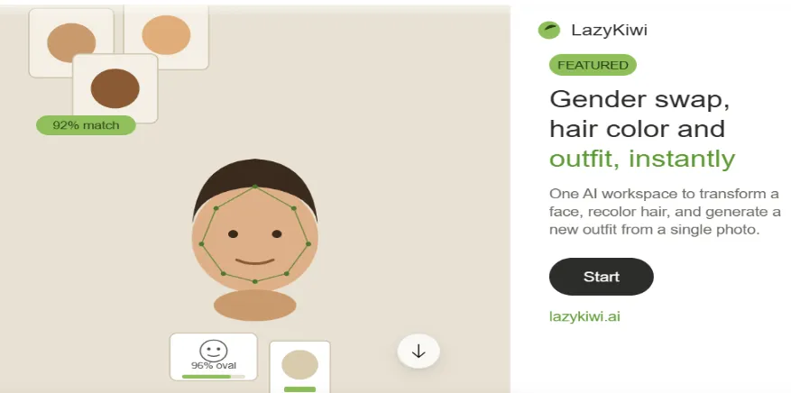 Gender Swap, Hair Color Changer, and Outfit Generator: One Photo, Three Ways to Reinvent It