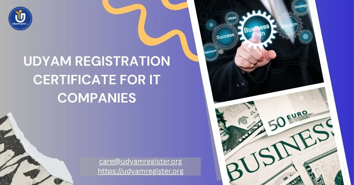 Udyam Registration Certificate for IT Companies