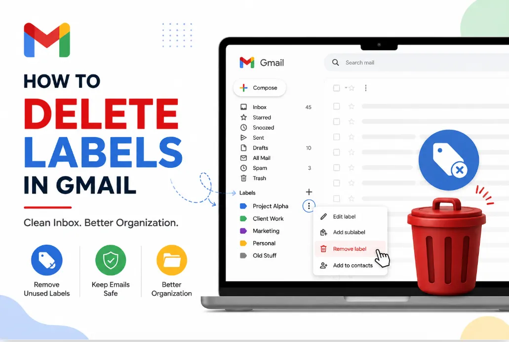How to Delete Labels in Gmail Without Deleting Your Emails