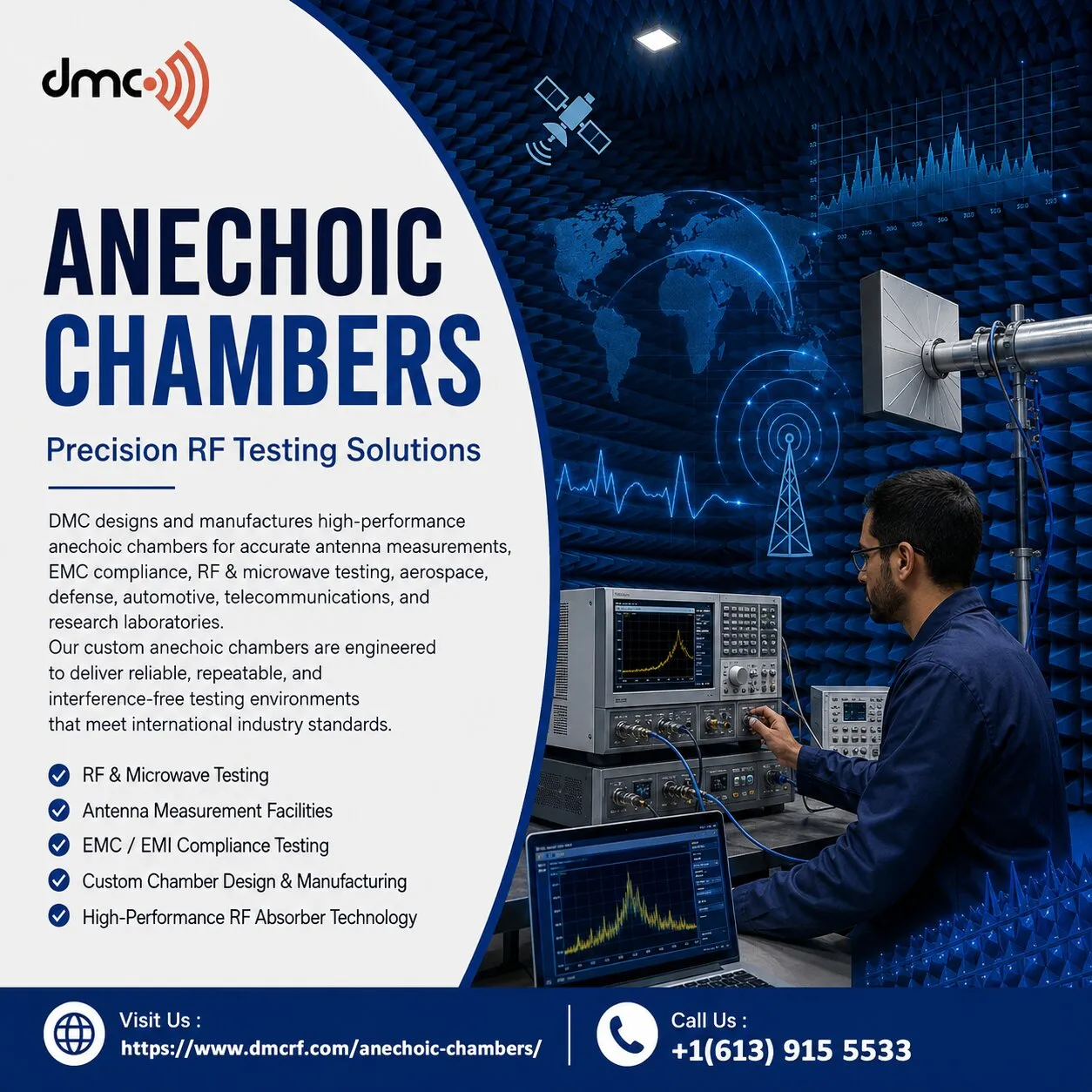 Anechoic Chambers: Everything You Need to Know Before Choosing the Right RF Testing Solution