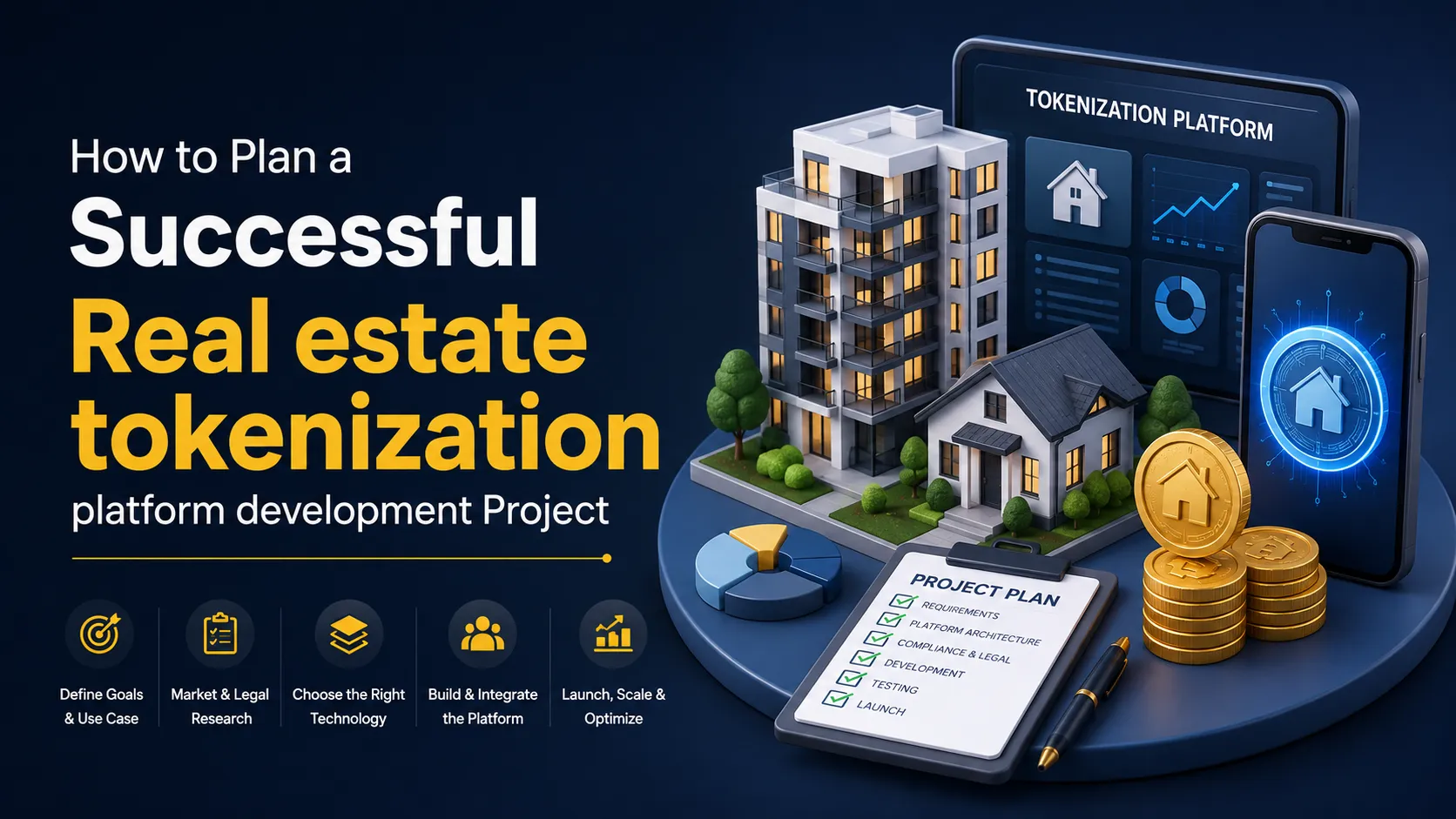 How to Plan a Successful Real estate tokenization platform development Project