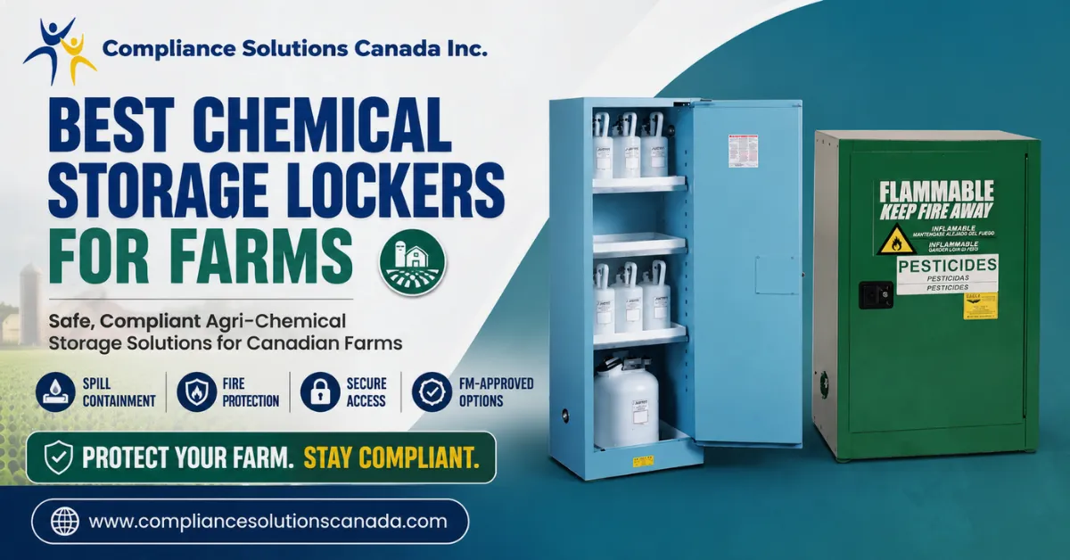 Best Chemical Storage Lockers for Farms: How to Choose Safe, Compliant Agri-Chemical Storage in Canada
