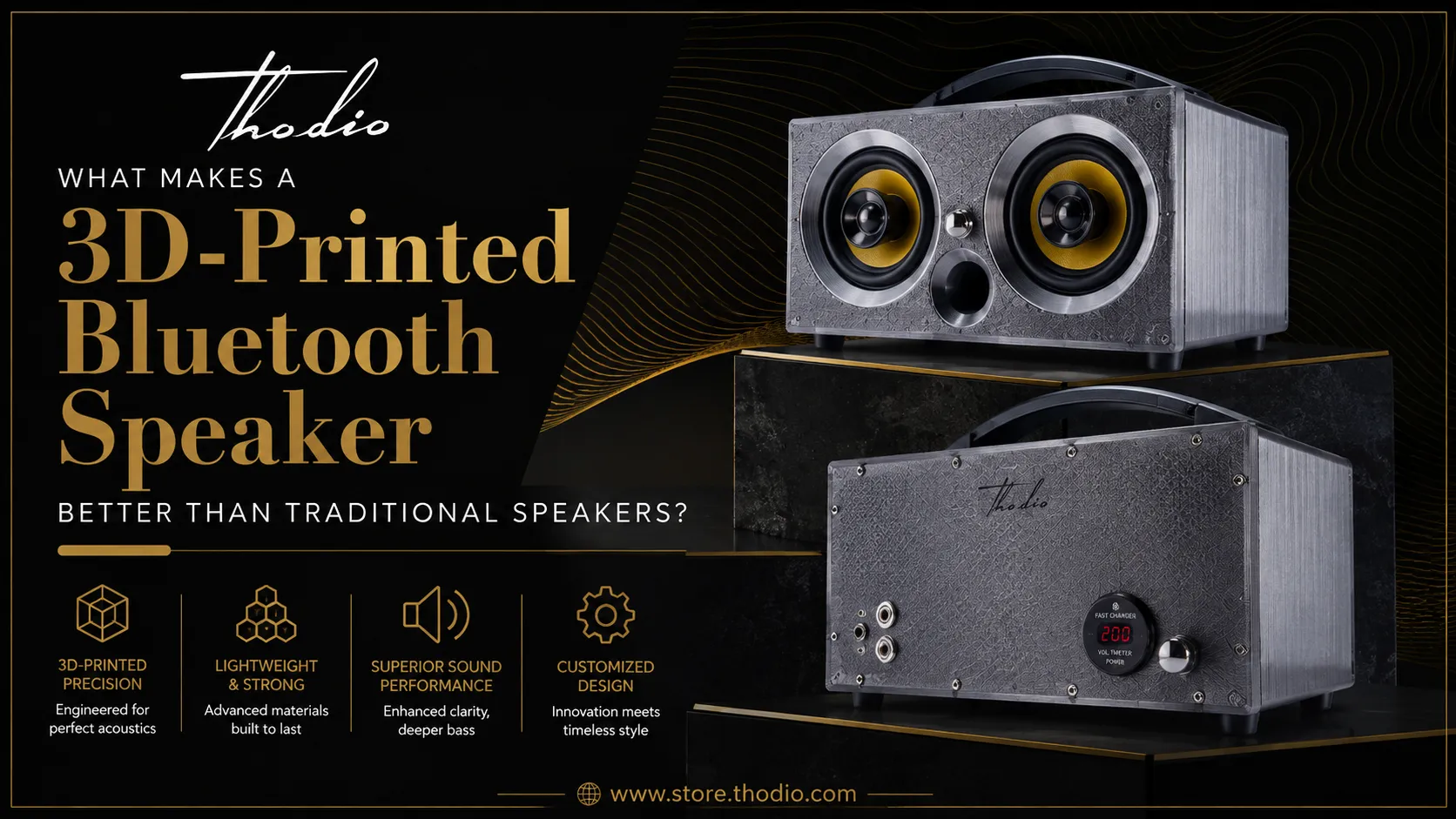 What Makes a 3D-Printed Bluetooth Speaker Better Than Traditional Speakers?