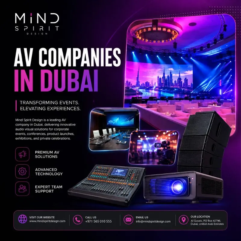 How Professional AV Companies in Dubai Create Memorable Event Experiences — WriteUpCafe