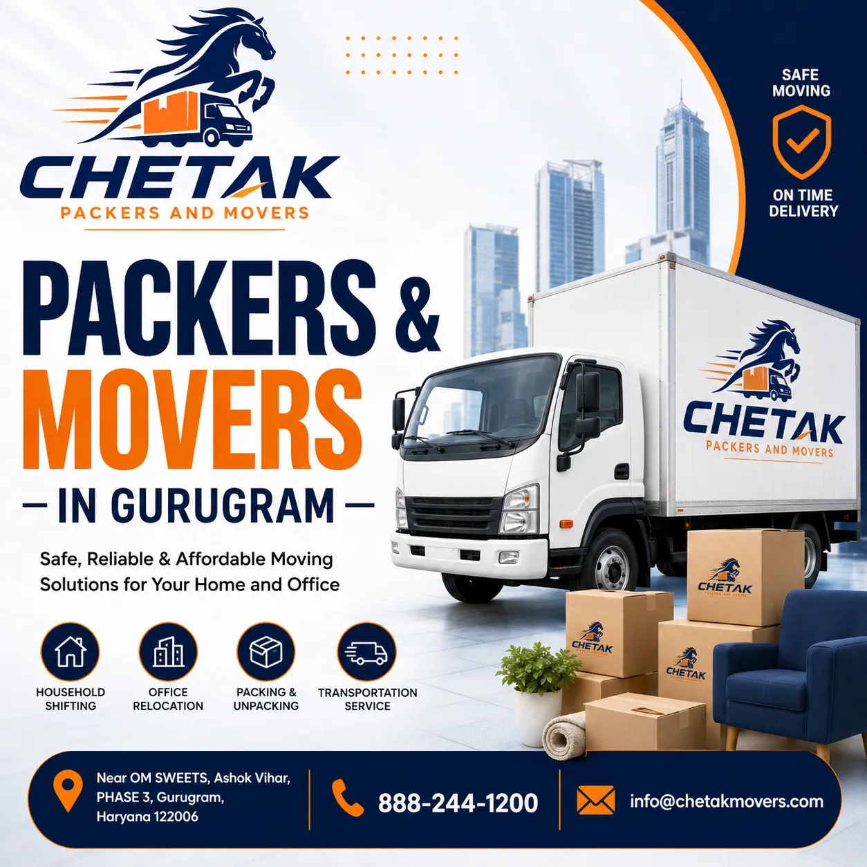 Local Packers and Movers in Gurgaon DLF Phase 4 – Your Move, Made Easy
