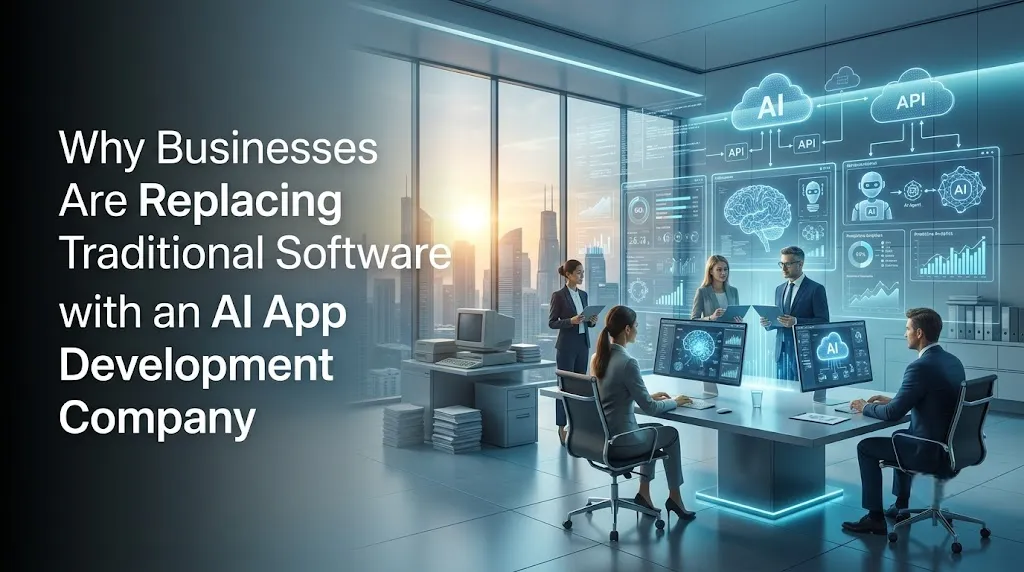 Why Businesses Are Replacing Traditional Software Vendors with an AI App Development Company