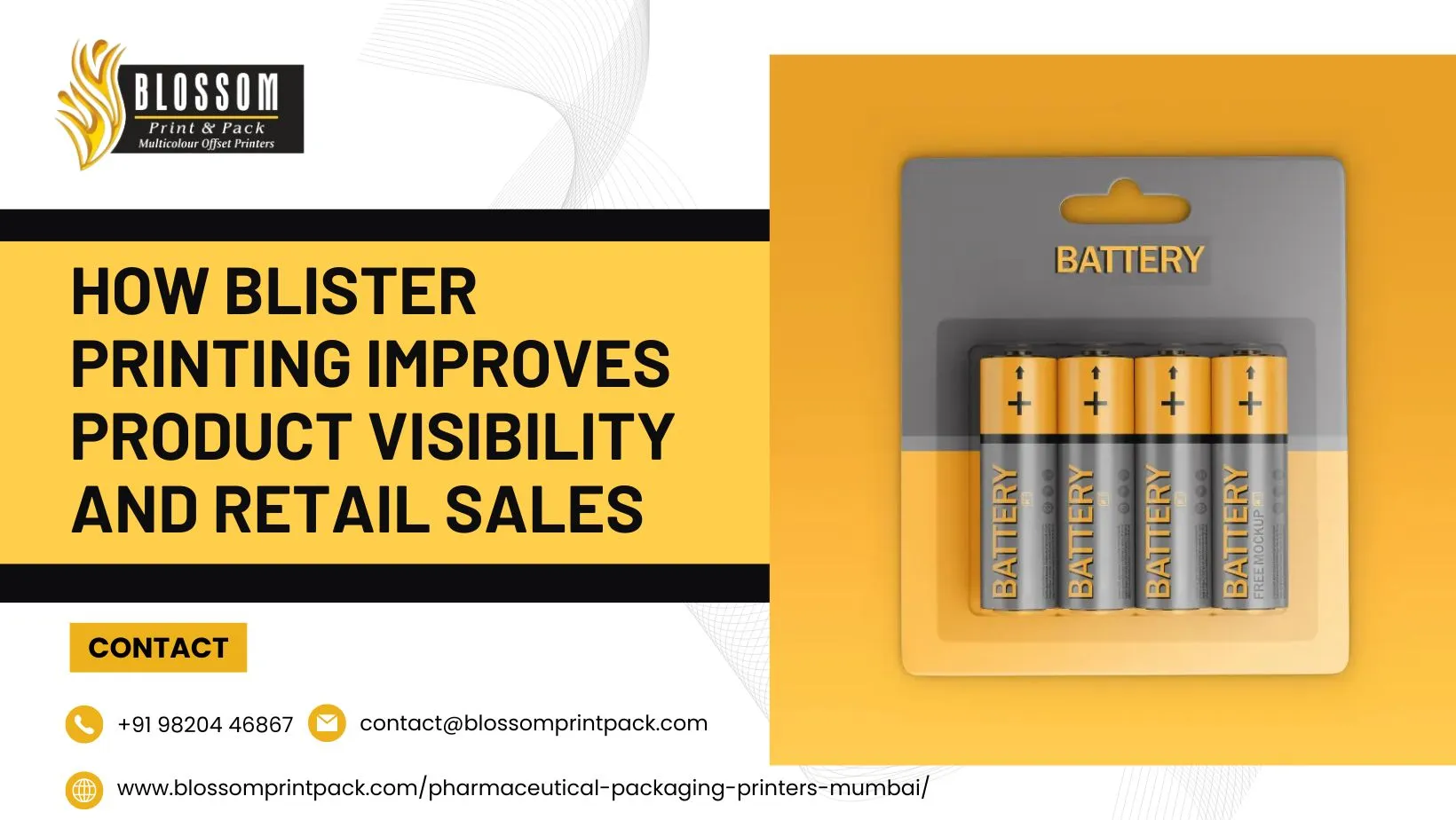 How Blister Printing Improves Product Visibility and Retail Sales