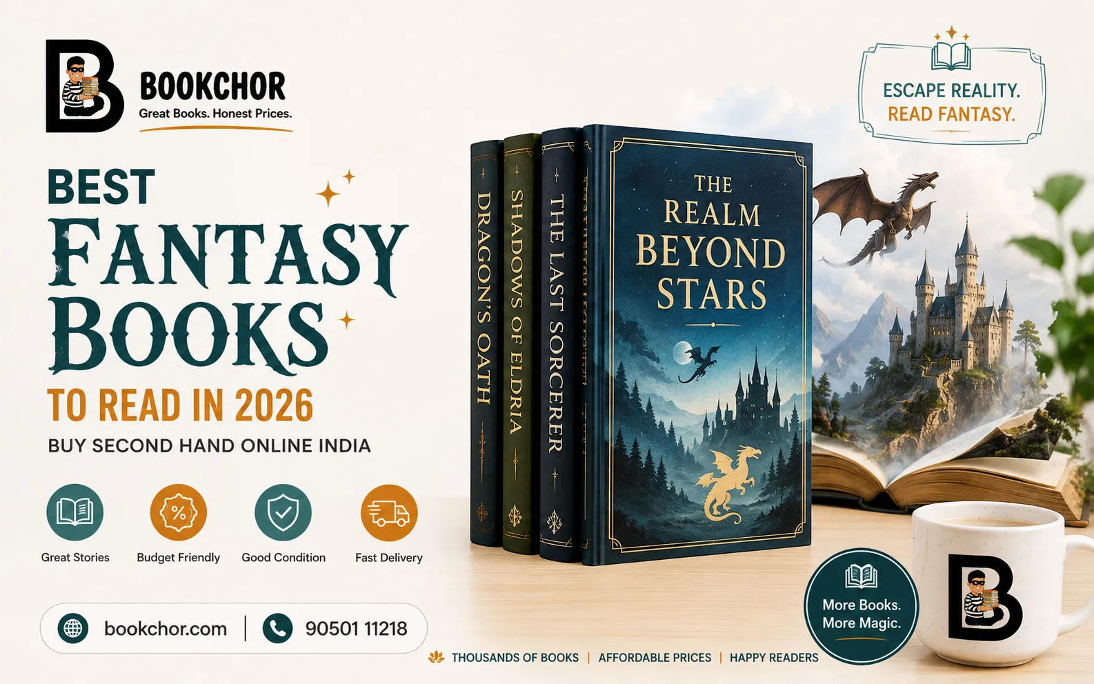 Best Fantasy Books to Read in 2026 Buy Second Hand Online India