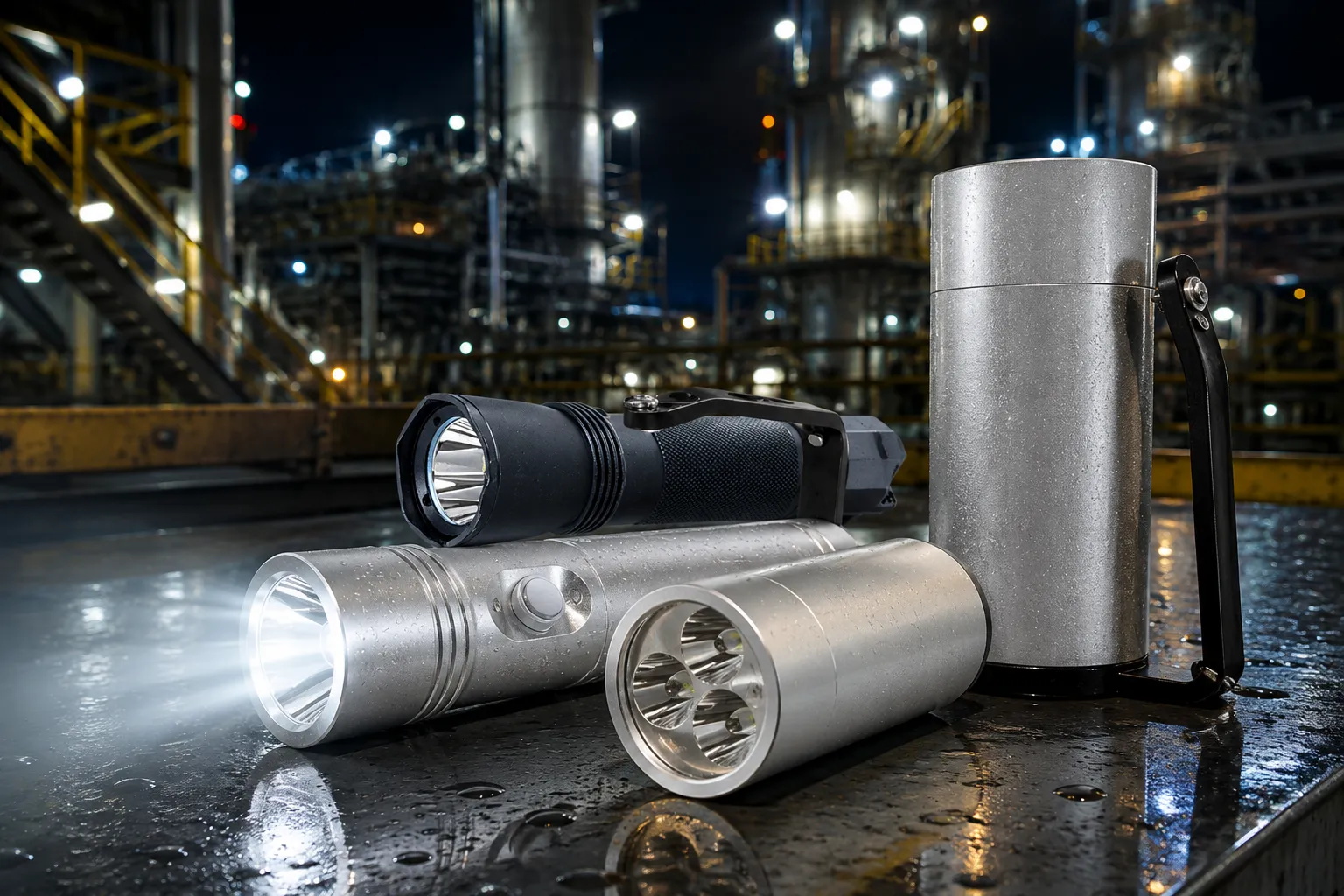 Explosion Proof Flashlight for Saudi Offshore Rigs