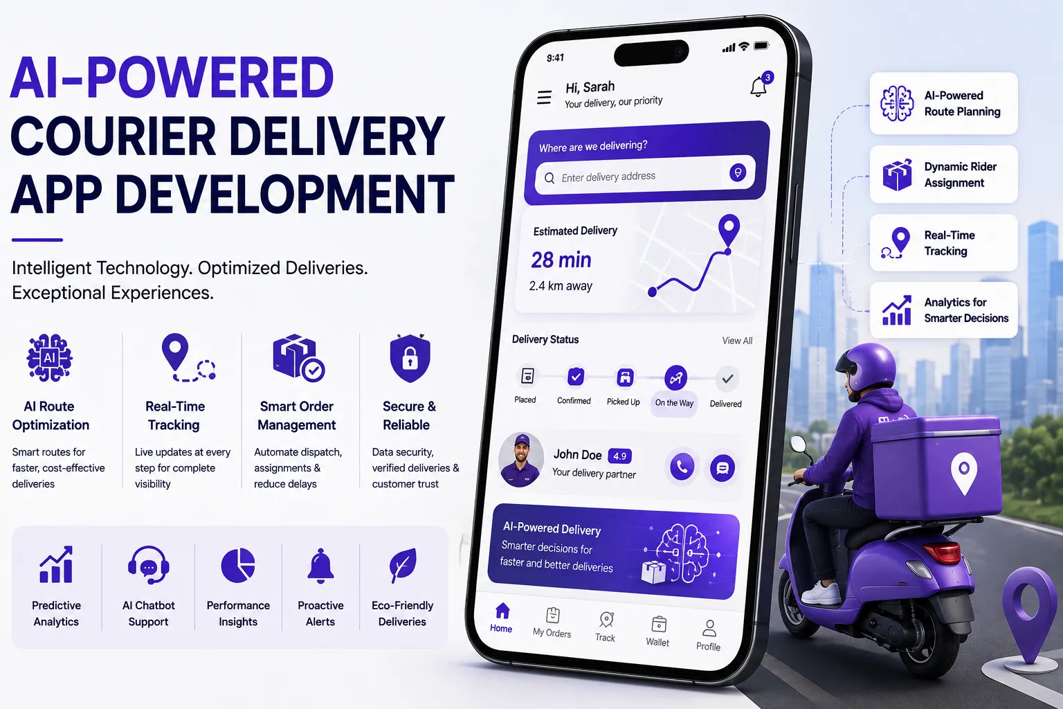 AI-Powered Courier Delivery App Development: Driving Smarter, Faster & More Efficient Logistics