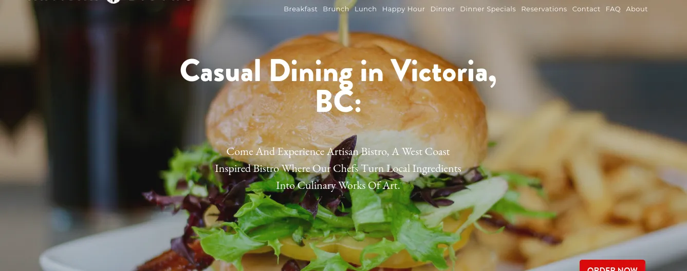 The best casual dining restaurant in Saanich for your occasion