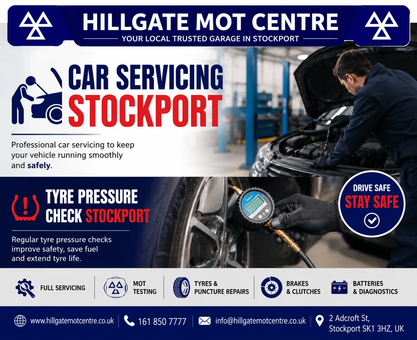 Top 5 Garages for Professional Car Servicing and MOT Testing